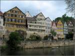 Neckarfront der Tbinger Altstadt.