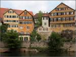 Die Altstadt von Tbingen oberhalb des Neckars.