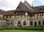 Kloster Bebenhausen, gotischer Kreuzgang erbaut von 1471 bis 1496 mit Brunnenkapelle, Kreis Tbingen (03.08.2008)