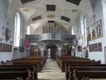 Leipferdingen, Orgelempore in der Wallfahrtskirche St.