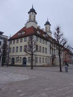 Tuttlingen, Rathaus am Marktplatz, erbaut 1804 durch Carl Leonhard von Uber (29.12.2018)
