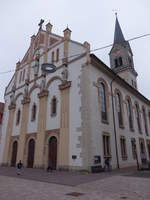 Tuttlingen, evangelische Stadtkirche, erbaut bis 1817 (29.12.2018)