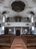 Gurtweil, Orgelempore in der St.