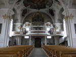 Tiengen, Orgelempore in der Pfarrkirche Maria Himmelfahrt (30.12.2018)