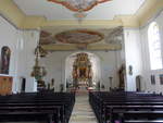 Obernheim, barocker Innenraum der Pfarrkirche St.