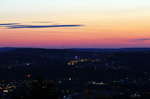 09.07.2016 Stuttgart in der Abenddmmerung mit Blick auf den Pragsattel