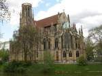 Die gotische Johanneskirche am Stuttgarter Feuersee am 29.04.2008