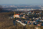 Lsst man den Blick vom Birkenkopf nach Norden schweifen, so erblickt man in der Reihenfolge Stuttgart-Vogelsang, Stuttgart-Feuerbach, Stuttgart-Zuffenhausen, Kornwestheim und Ludwigsburg.