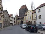 Amberg, gotisches Ziegeltor in der Ziegelgasse, erbaut im 14.