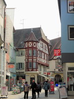 Blick in Richtung Neustadt in Höhe Schwanenstraße in Ansbach am 14.