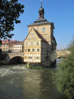 Das alte Rathaus in Bamberg im Oktober 2013