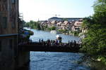 Bamberg, die Untere Brcke ber die Regnitz.