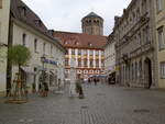 Bayreuth, Häuser und Schloßturm in der Kanzleistraße (21.04.2012)