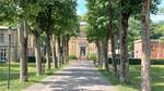Bayreuth - Zugang zum Haus Wahnfried, Blickrichtung von der Richard-Wagner-Strae, 18.06.2025