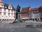 Coburg, Albert Prinz von Sachsen Denkmal am Marktplatz (08.04.2018)