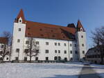 Ingolstadt, Neues Schloss, erbaut von 1470 bis 1490 durch Herzog Ludwig IX.
