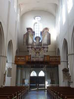 Ingolstadt, Orgelempore in der Franziskanerkirche (28.02.2021)
