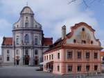 Ehemaliges Franziskanerhaus, welches jetzt einen Weihgaben u.