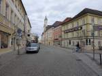 Alttting, Neuttinger Strae mit Kirche St.