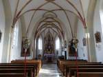 Unterneukirchen, gotischer Innenraum der St.