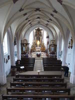 Reischach, barocker Hochalter von 1680 in der Pfarrkirche St.