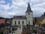Eschenfelden, evangelische Corpus Christi, gotischer Chorturm, erbaut im 14.