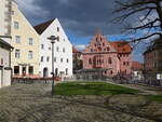 Sulzbach-Rosenberg, gotisches Rathaus am Luitpoldplatz (05.04.2015)