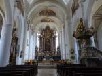 Hahnbach, Altre und Kanzel in der Pfarrkirche St.