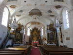 Hohenburg, barocke Ausstattung in der Pfarrkirche St.