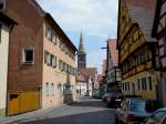 Wolframs-Eschenbach, Blick durch die Hauptstrae zum Liebfrauenmnster, Mai 2007