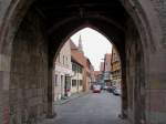 Wolframs-Eschenbach, Blick durchs Obere Tor in die Stadt, Mai 2007