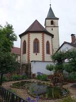 Klberau, katholische Wallfahrtskirche Maria zum Rauhen Wind, Chor und Turm erste Hlfte 15.