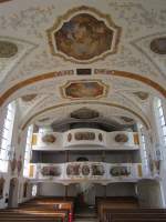Dinkelscherben, Orgelempore der St.