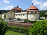 Bad Brckenau, Wandelhalle im Kurbad, neubarock erbaut 1911 von Eugen Drollinger (27.05.2019)