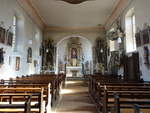 Seubrigshausen, barocker Innenraum der Pfarrkirche St.