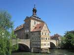 Altes Rathaus in Bamberg an der Regnitz.