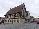 Baunach, Gasthof zum Schwanen am Marktplatz, erbaut 1627 (24.03.2016)