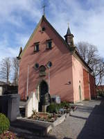 Burgwindheim, katholische Wallfahrtskirche zum Heiligen Blut, nachgotisch erbaut 1594 (11.03.2018)