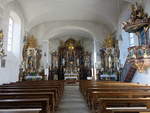 Schesslitz, barocke Altre und Kanzel in der Spitalkirche St.