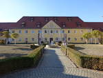 Schesslitz, barockes Elisabethen-Hospital, erbaut von 1766 bis 1767 von Johann Jakob Michael Kchel (13.10.2018)