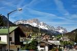 Berchtesgaden mit Berchtesgadener Hochthron im Hintergrund - 26.04.2012