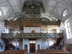 Berchtesgaden, Orgelempore in der Pfarrkirche St.