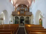 Waldmnchen, Orgelempore in der Stadtpfarrkirche St.