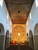 Petersberg, frhromanische Klosterkirche, Wandmalereien im Chor entdeckt 1906,   Kreis Dachau (15.04.2012)