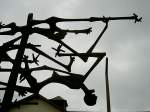 KZ-Gedenksttte Dachau: Ausschnitt aus der von Nandor Glid geschaffenen Skulptur.