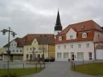 Simbach bei Landau, Marktplatz mit St.