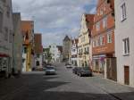 Wemding, Wallfahrtsstrae mit Amerbacher Tor (15.06.2013)