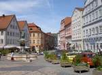 Eichsttt, Marktplatz mit Willibaldbrunnen (13.05.2007)