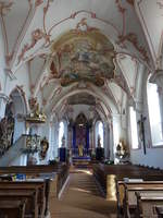 Walpertskirchen, barocken Ausstattung von Johann Baptist Lethner in der Pfarrkirche St.