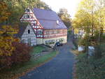 Wolfsberg, Ziegelmhle, zweigeschossiger breit gelagerter Satteldachbau, erbaut Mitte des 18.